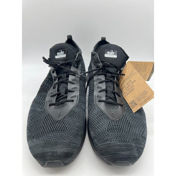 Nike Air Max Flyknit Racer Triple Black Shoes FD2764-001 Men's Size 15 - Picture 10 of 12